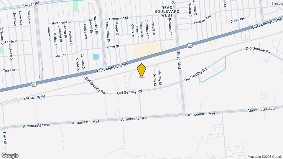 9601 Old Gentilly Rd Map and Location Details