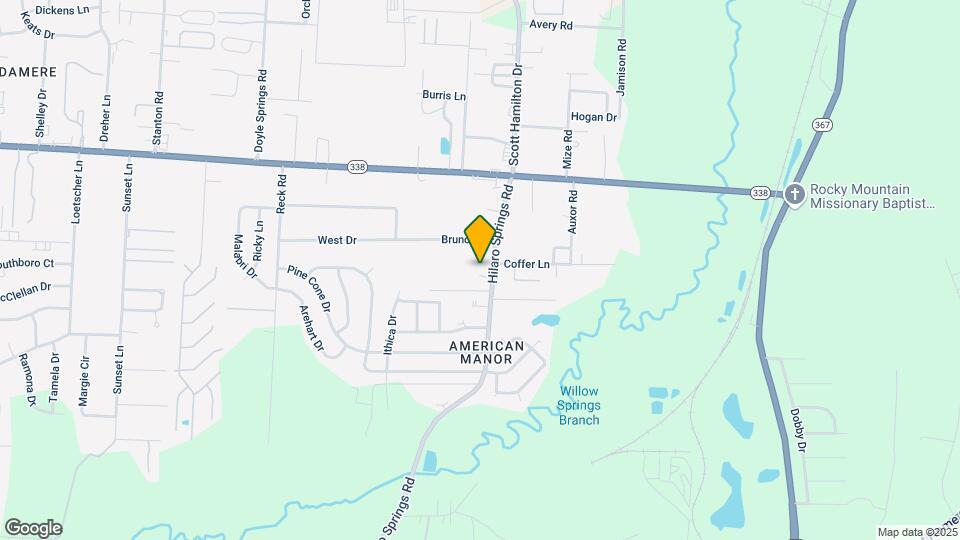 9200 Hilaro Springs Rd Map and Location Details