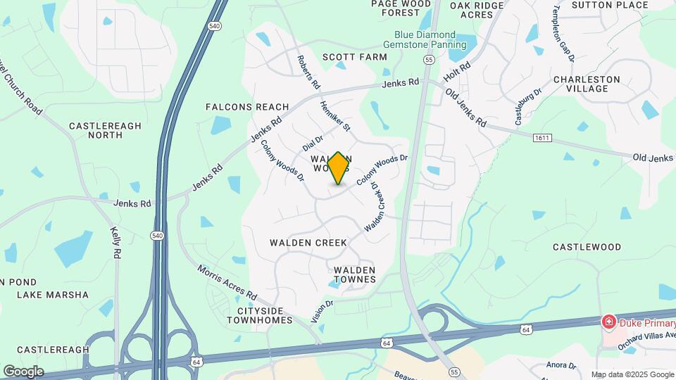 2312 Colony Woods Dr Map and Location Details