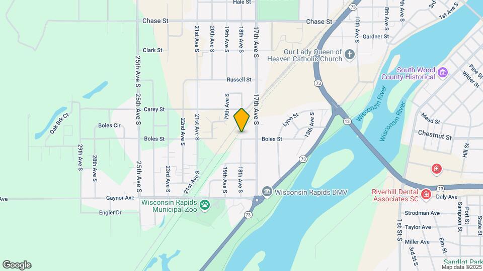 1740 Boles St Map and Location Details