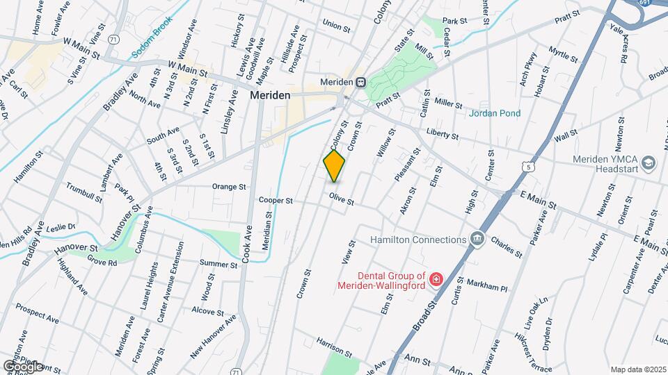 141 Crown St Map and Location Details