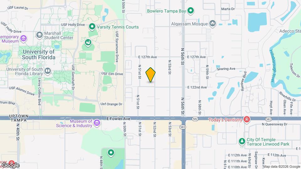 5116 E 122nd Ave Map and Location Details