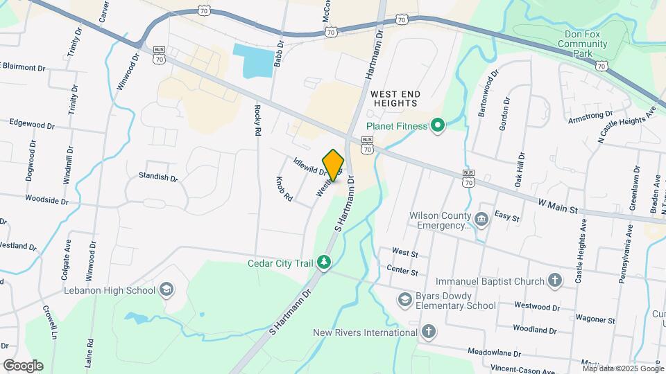 207 Westhill Dr Map and Location Details