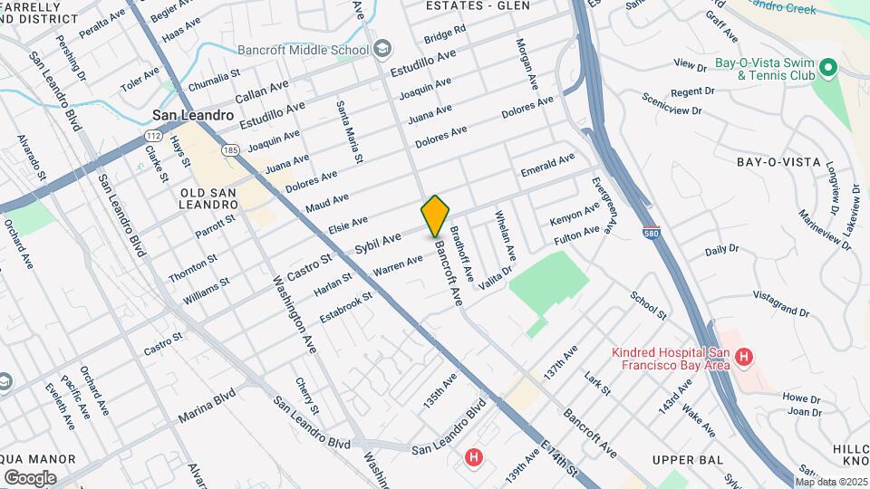 1991 Bancroft Ave Mapa y Detalles de la Ubicación