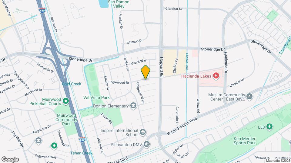 6196 Inglewood Dr Map and Location Details