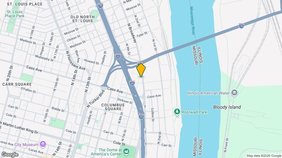 Broadway Lofts Map and Location Details