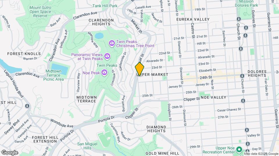 525 Grand View Ave Map and Location Details