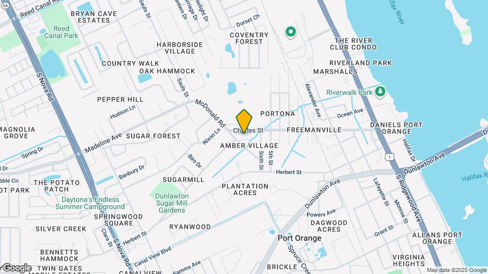 1045 Amber Cir Map and Location Details