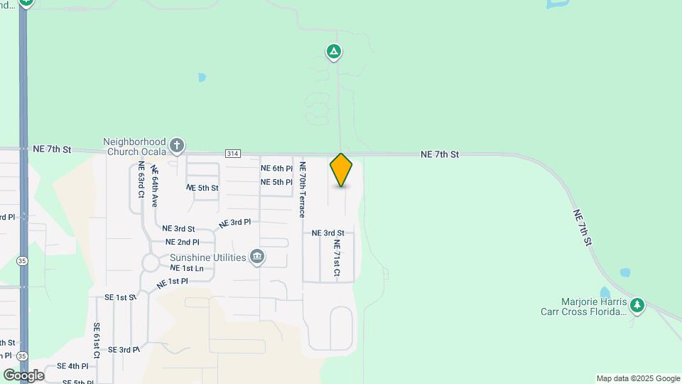 512 NE 71st Terrace Map and Location Details