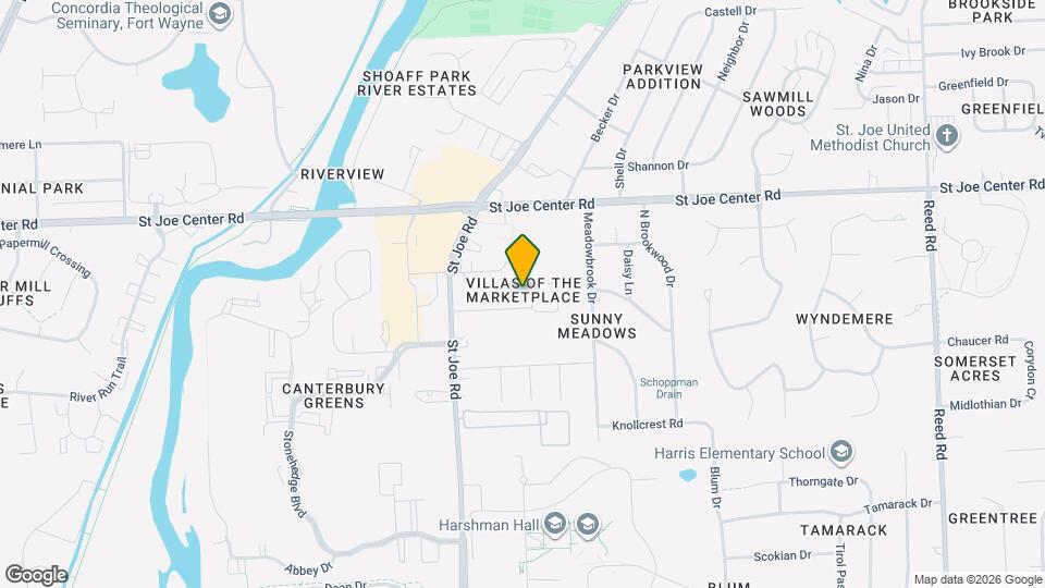 5621 Bluebird Ct Map and Location Details