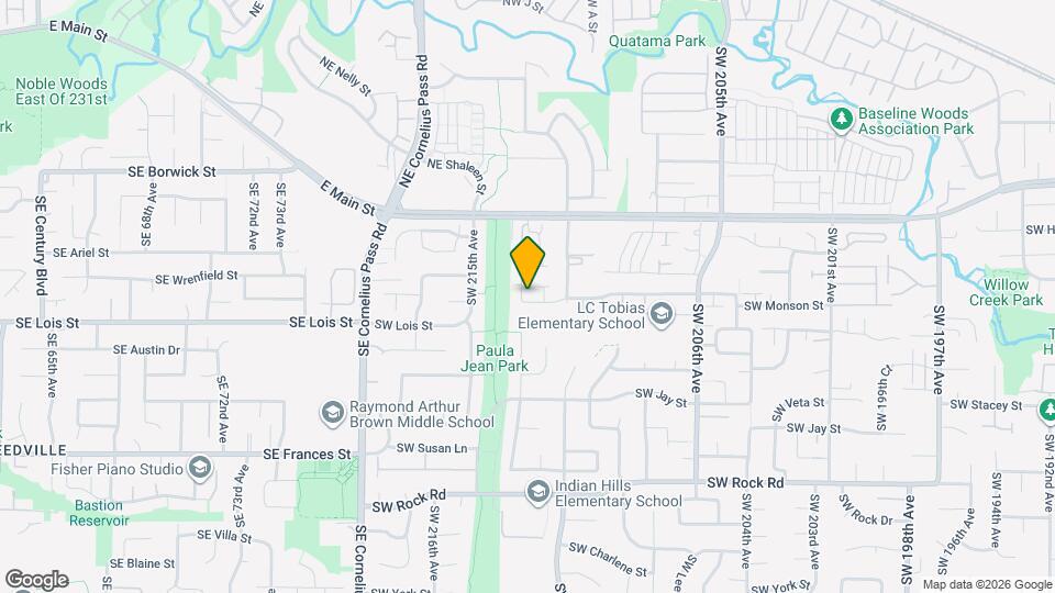 968 SW 213th Ave Map and Location Details