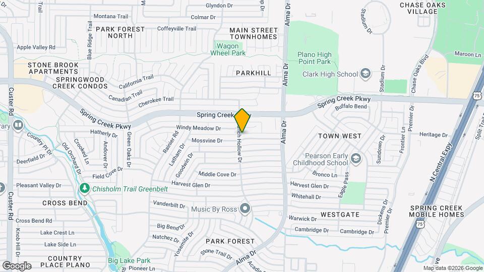 961 Mossvine Dr Map and Location Details