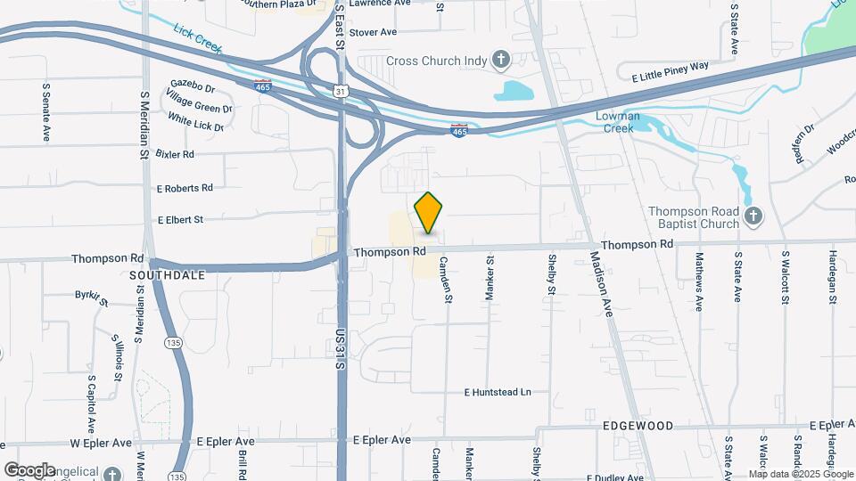 702 E Thompson Rd Map and Location Details