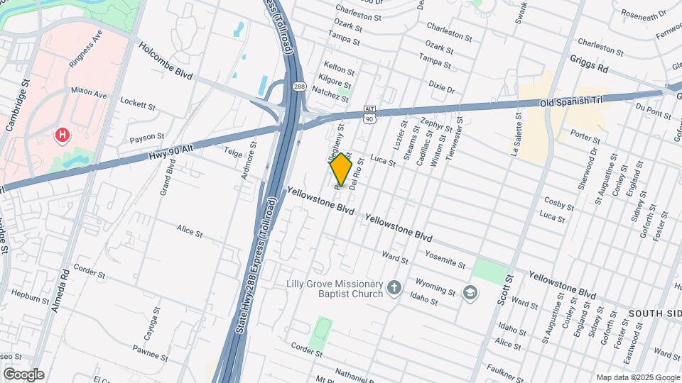 6817 Peerless St Map and Location Details