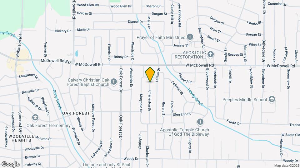 2705 Charleston Dr Map and Location Details