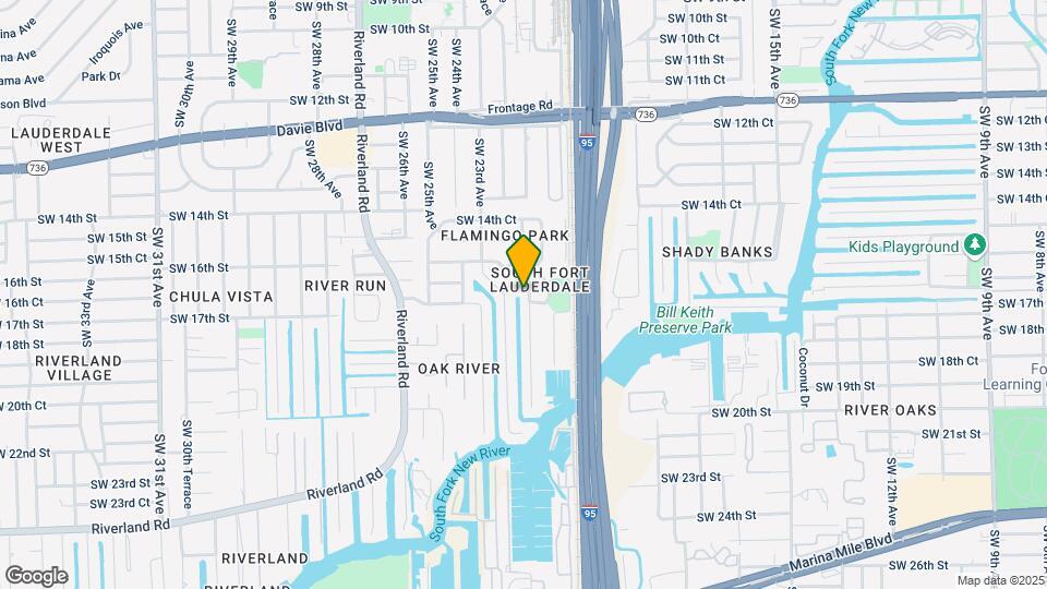 1641 SW 22nd Ave Map and Location Details