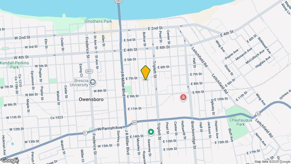710 Bolivar St Map and Location Details