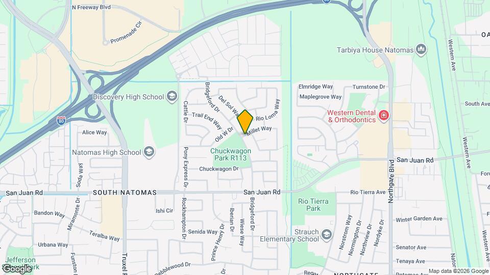 3462 Bridgeford Dr Map and Location Details