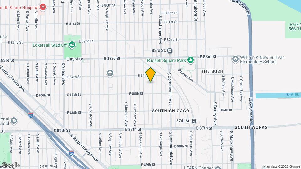 8428 S Escanaba Ave, Unit 1 Mapa y Detalles de la Ubicación