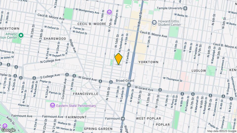 1515 W Seybert St Map and Location Details
