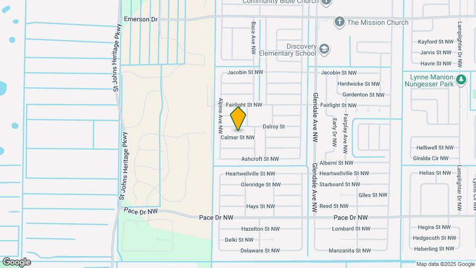 1851 Calmar St NW Map and Location Details