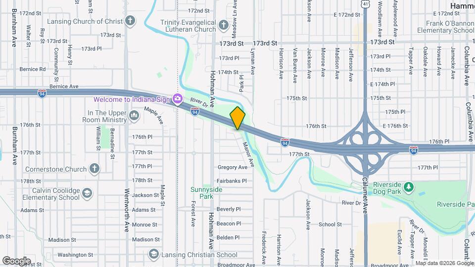 7610 Manor Ave Map and Location Details