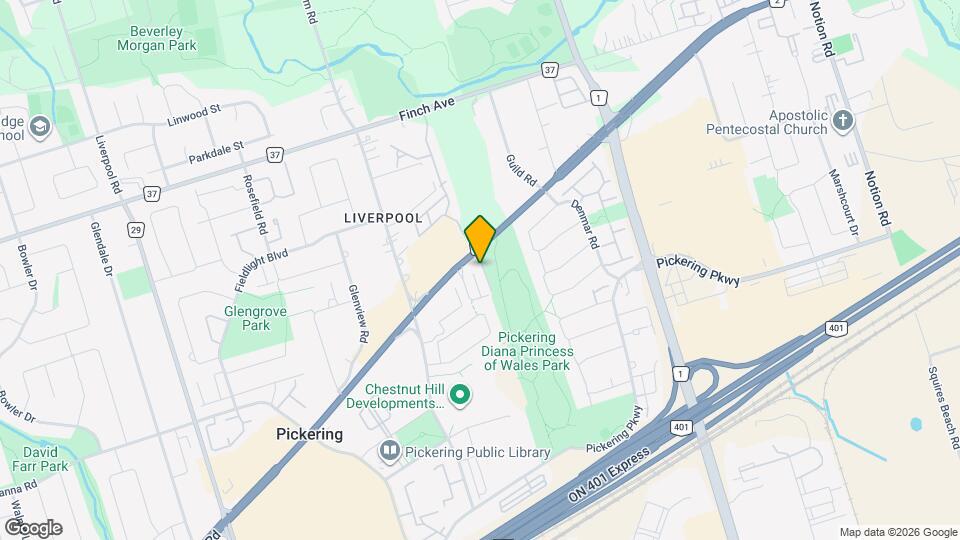 1555 Kingston Rd Map and Location Details