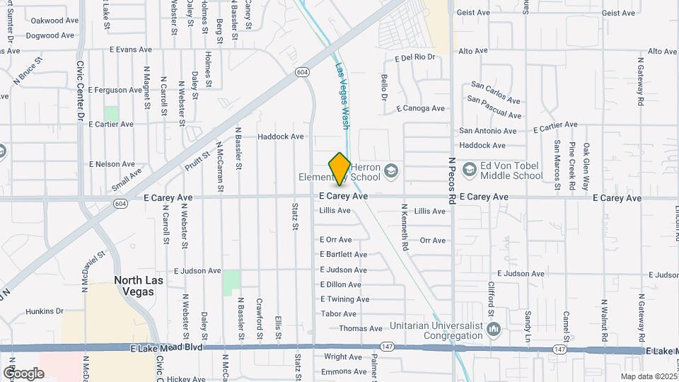 East Vegas Tract Map and Location Details