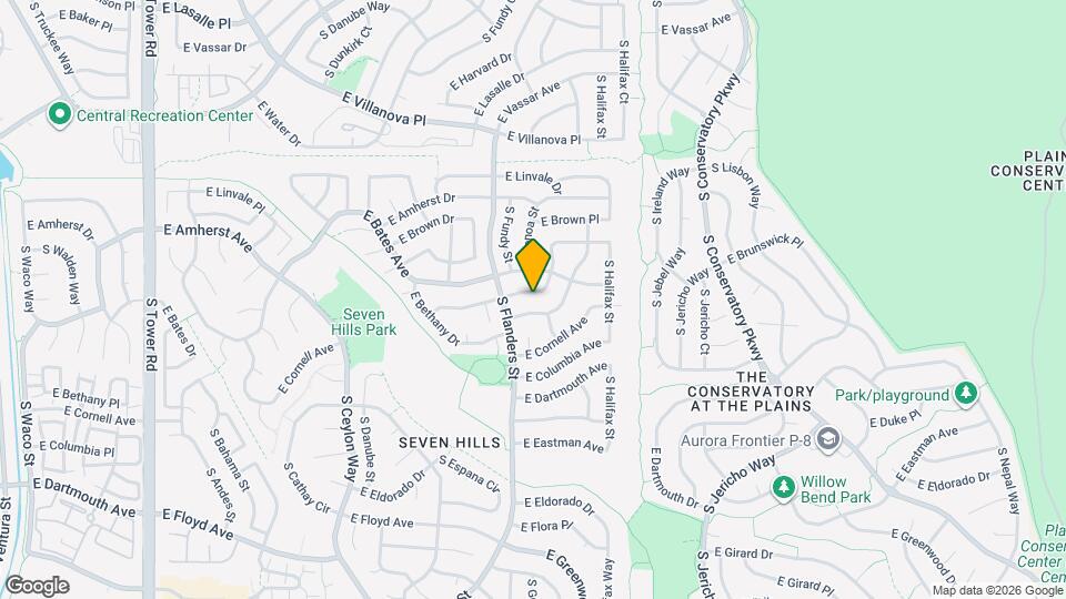 19690 E Bates Dr Map and Location Details