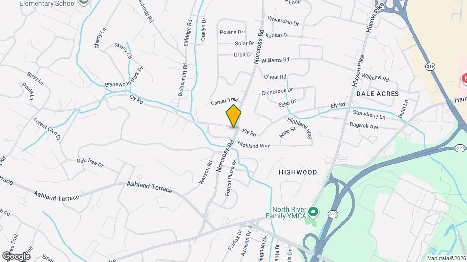 4239 Norcross Rd Map and Location Details