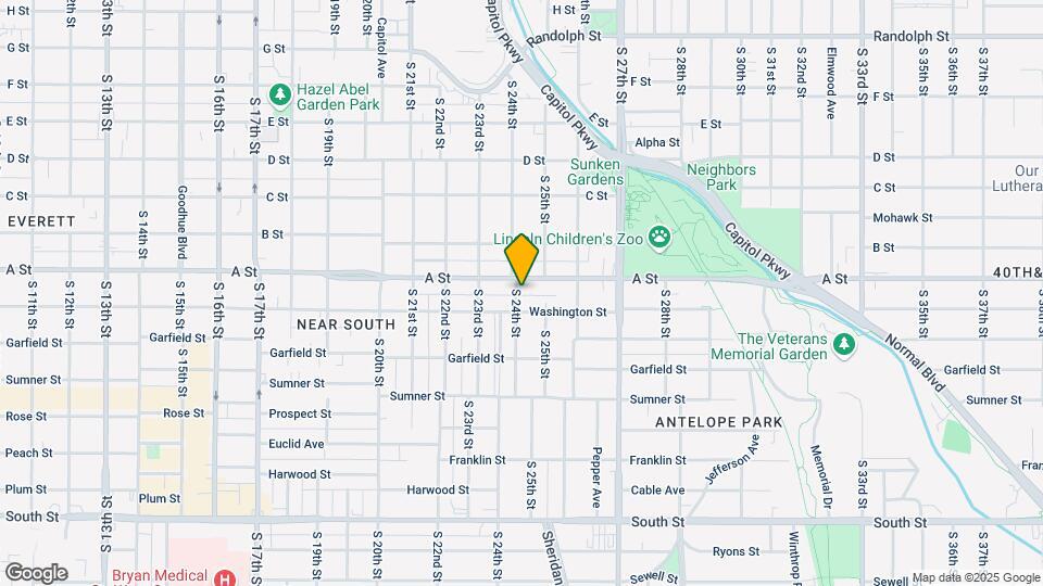 2411 A St Mapa y Detalles de la Ubicación