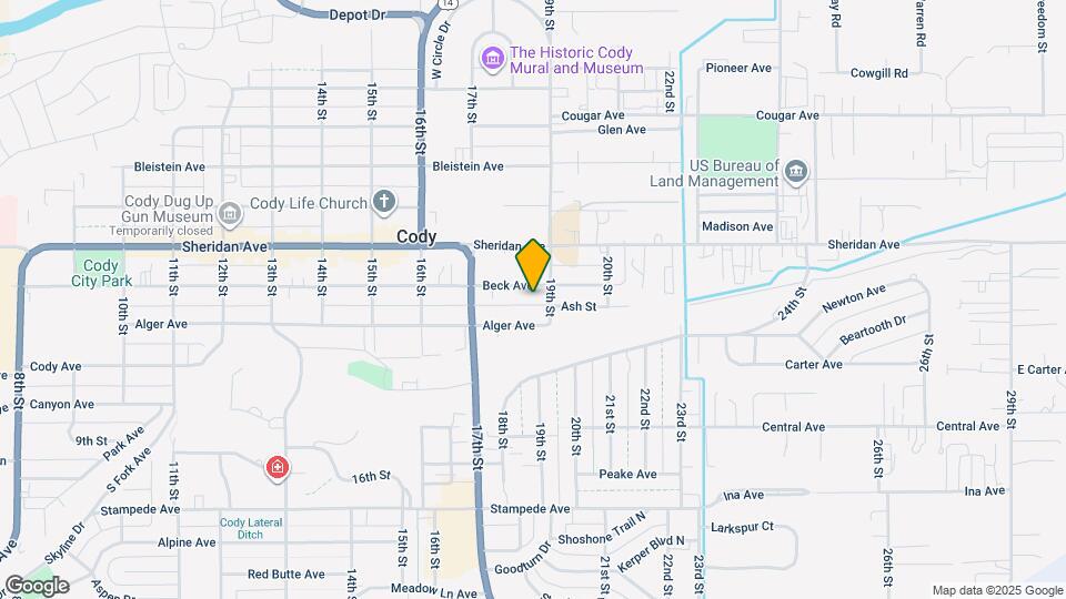 1820 Beck Ave Map and Location Details