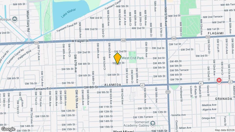 445 SW 62nd Ct Map and Location Details