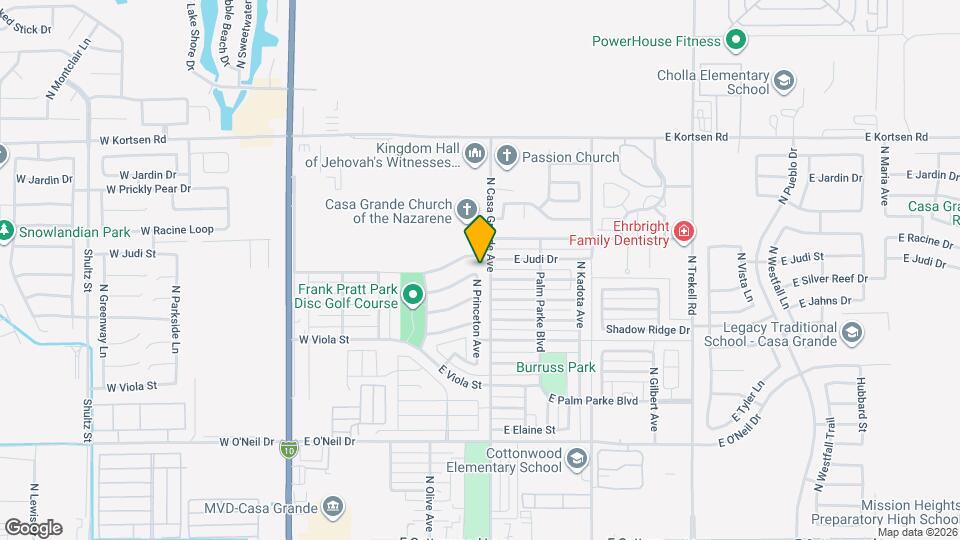 1846 N Princeton Ave Map and Location Details