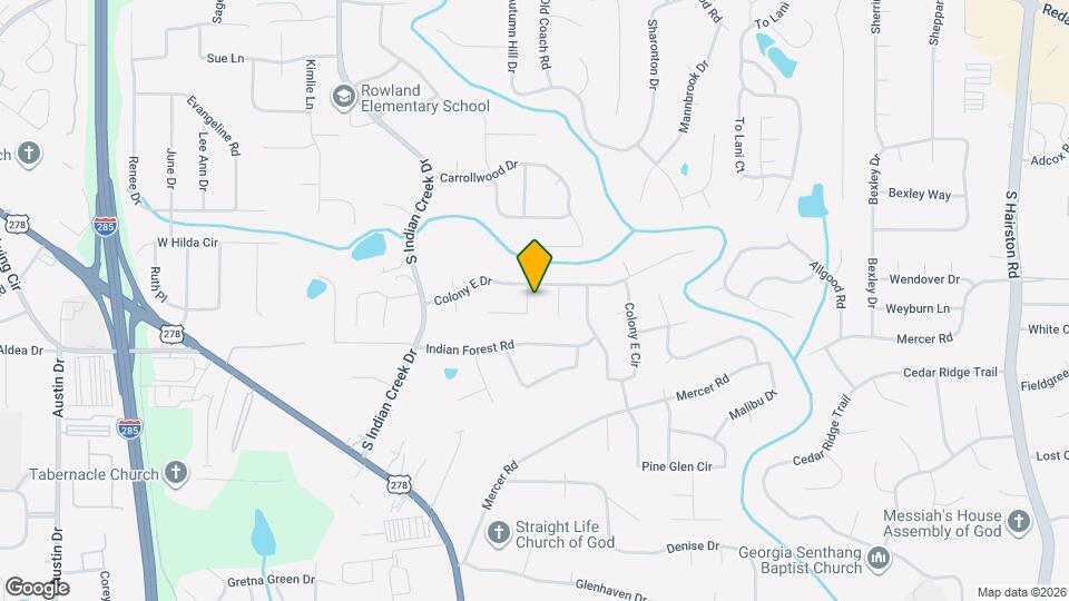 1388 Colony Hill Ct Map and Location Details