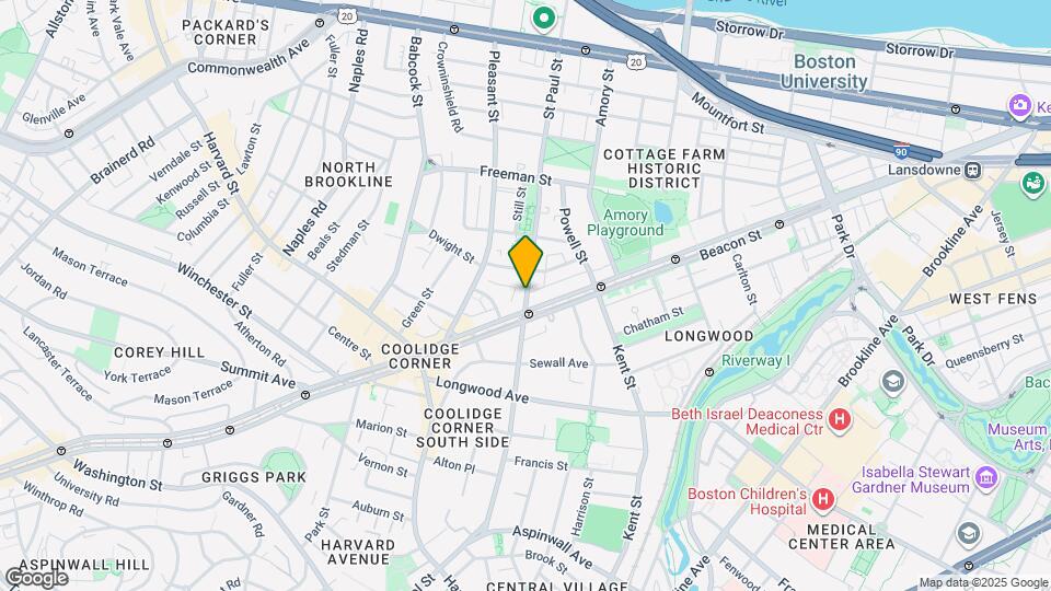 186 St Paul St Map and Location Details