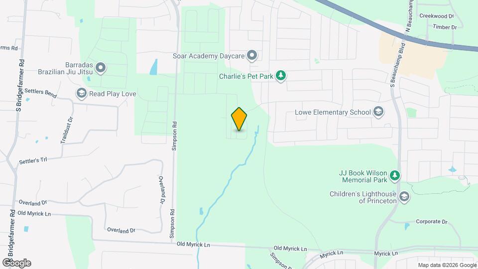 1447 Mesquite Ln Map and Location Details