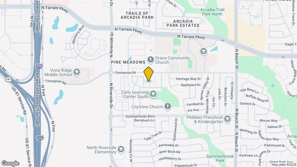 8109 Fox Chase Dr Map and Location Details