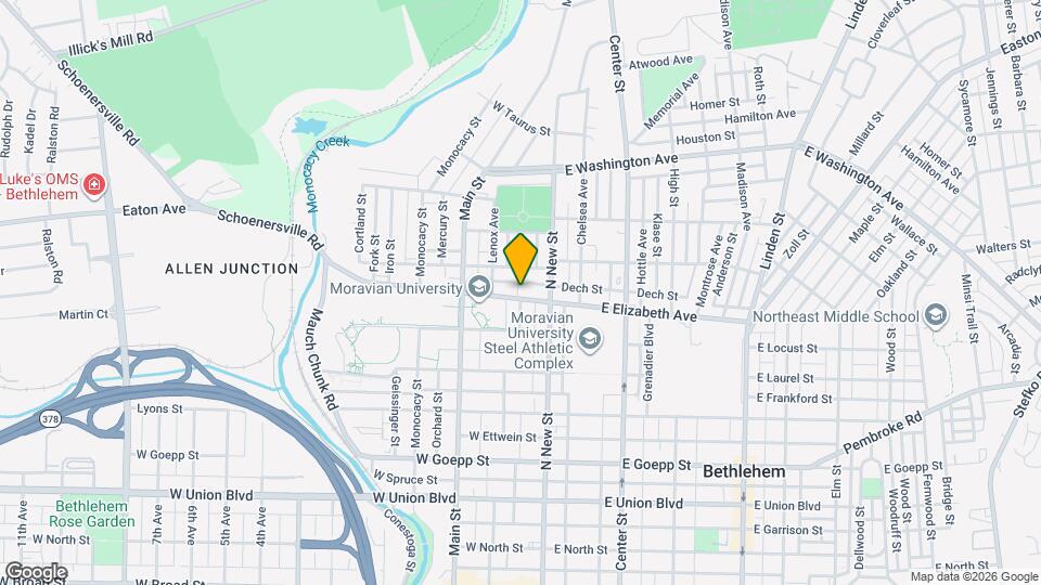 32 W Elizabeth Ave, Unit #3 Map and Location Details