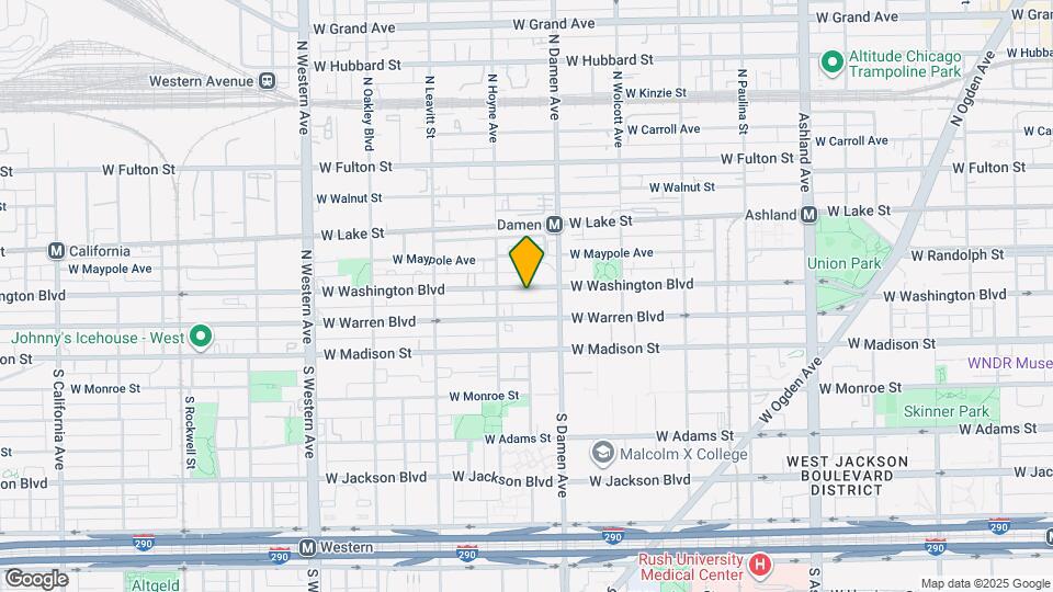 2033 W Washington Blvd Map and Location Details