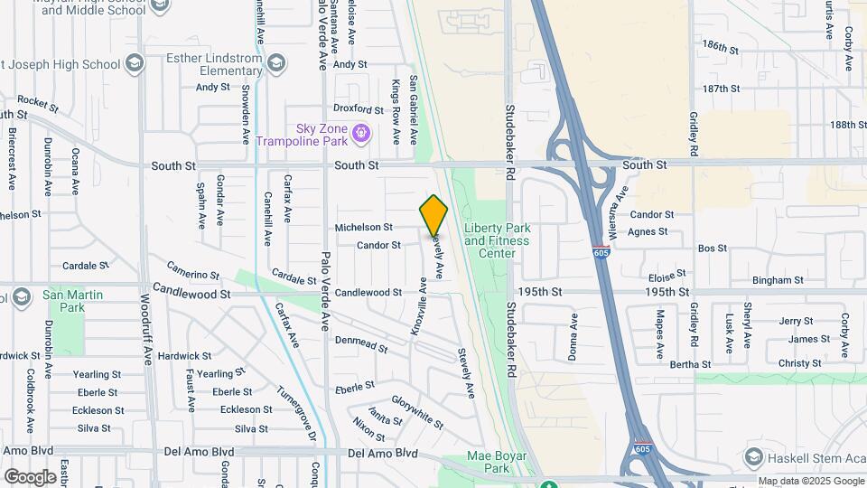 5403 Stevely Ave Map and Location Details