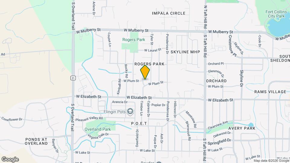 900 Timber Ln Map and Location Details