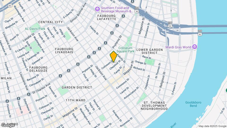 1315 St Andrew St Mapa y Detalles de la Ubicación