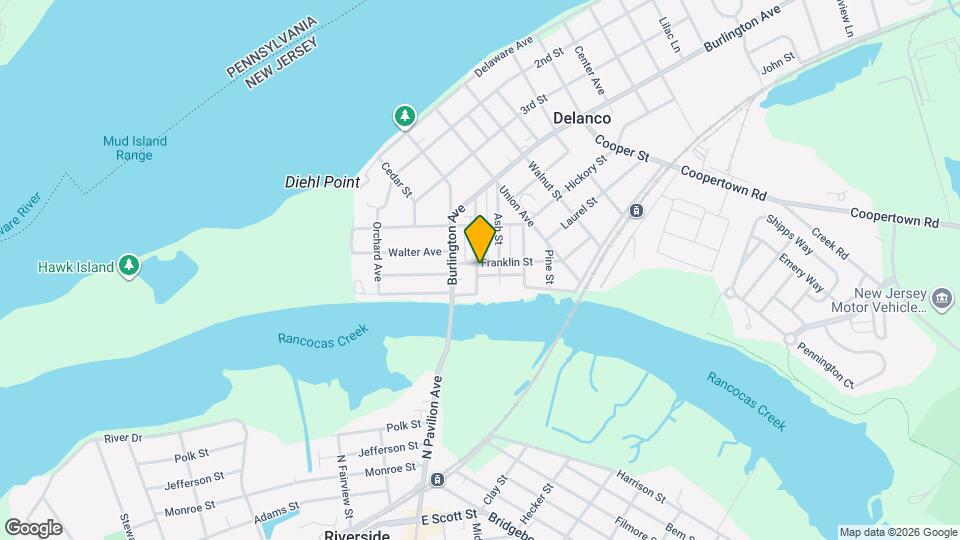 500 Rancocas Ave, Unit A Map and Location Details