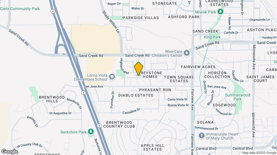 1773 Diamond Springs Ln Map and Location Details