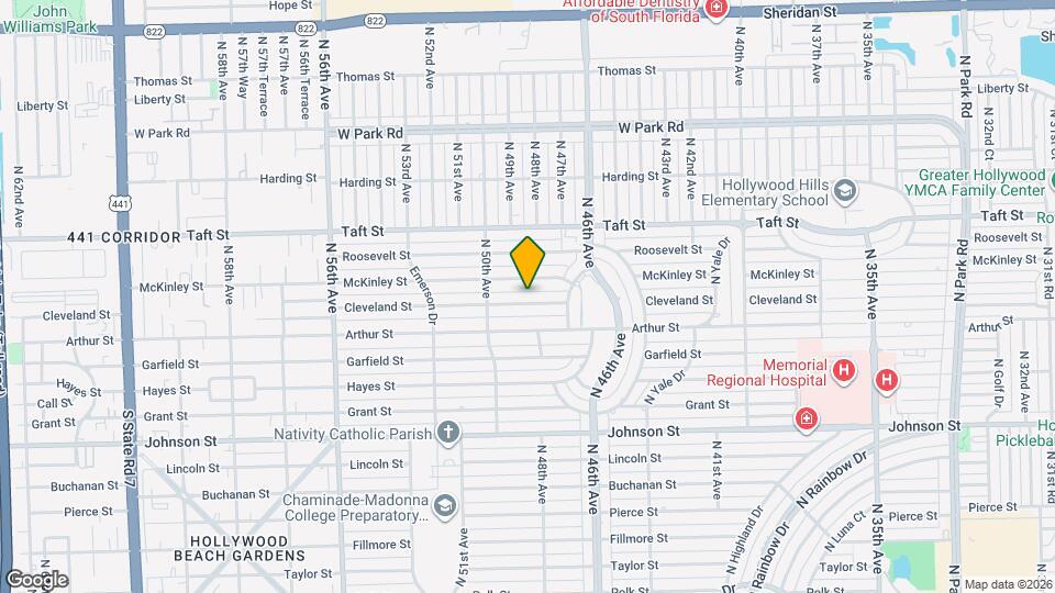 4815 Cleveland St Map and Location Details