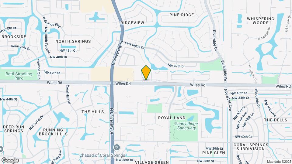 8955 Wiles Rd Map and Location Details