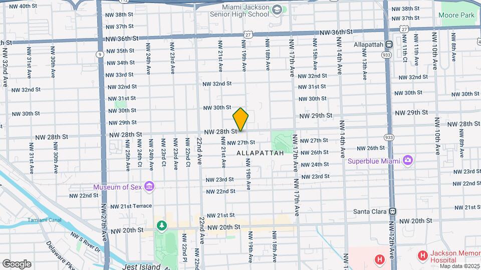 1910 NW 28th St Map and Location Details