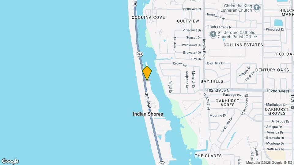 20019 Gulf Blvd Map and Location Details