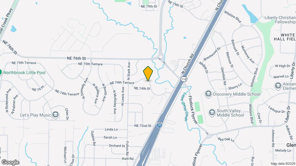 7408 N Ln Ave Map and Location Details